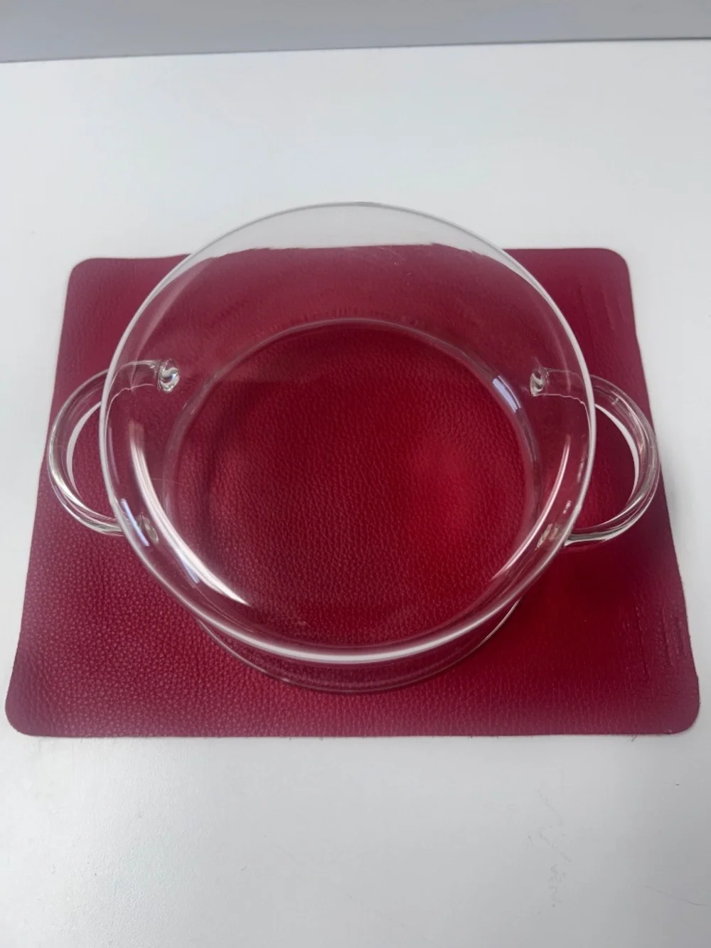 Vintage Simax 1.5 Qt Borosilicate Glass Pot w/Lid Made in Czechoslovakia